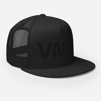 VNSH Trucker Cap Black on Black