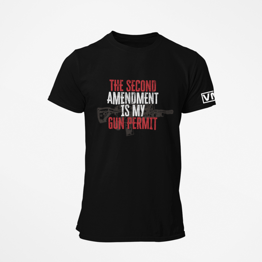 The Second Amendment Is My Gun Permit Shirt