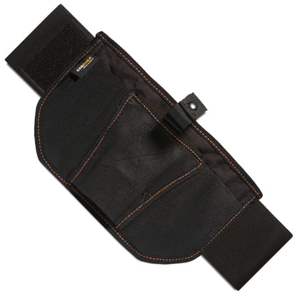 Tilted view of the VNSH Black Holster without gun